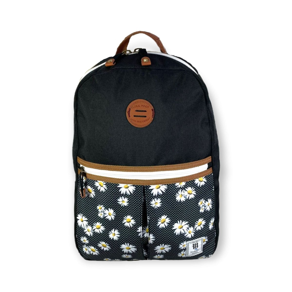 Mochila escolar flores - Imagen 3