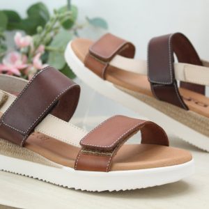Sandalia Nacional toda en piel y plantilla de Gel,ref4256
