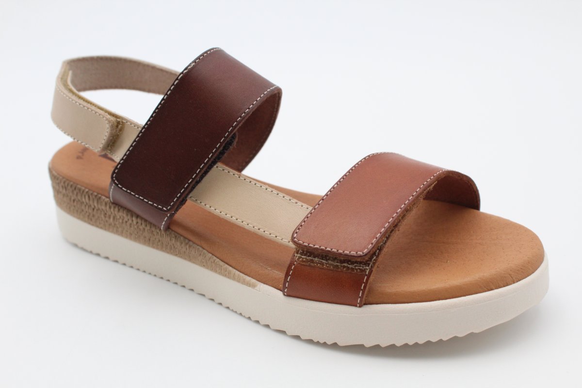 Sandalia Nacional toda en piel y plantilla de Gel,ref4256 - Imagen 3