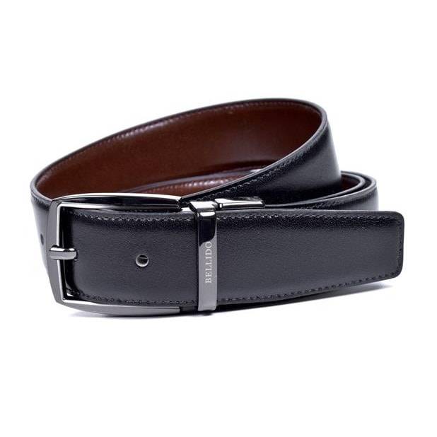 Cinturón Miguel Bellido · Piel Legitima · Hombre · Reversible · Ancho 32mm - Imagen 5
