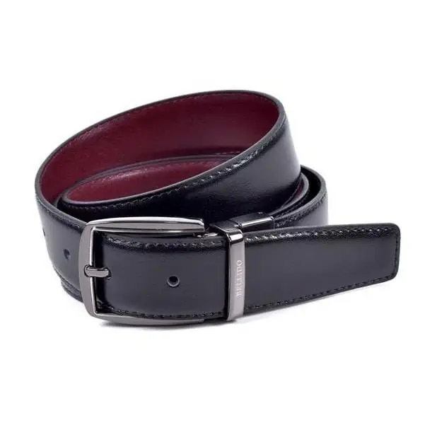 Cinturón Miguel Bellido · Piel Legitima · Hombre · Reversible · Ancho 32mm - Imagen 4
