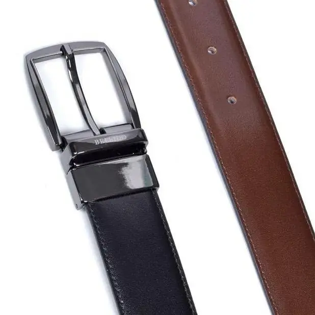 Cinturón Miguel Bellido · Piel Legitima · Hombre · Reversible · Ancho 32mm - Imagen 7