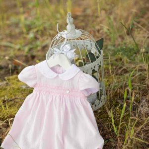 Vestido rosa tejido fantasía recién nacida | Dr. Kid by Charanga