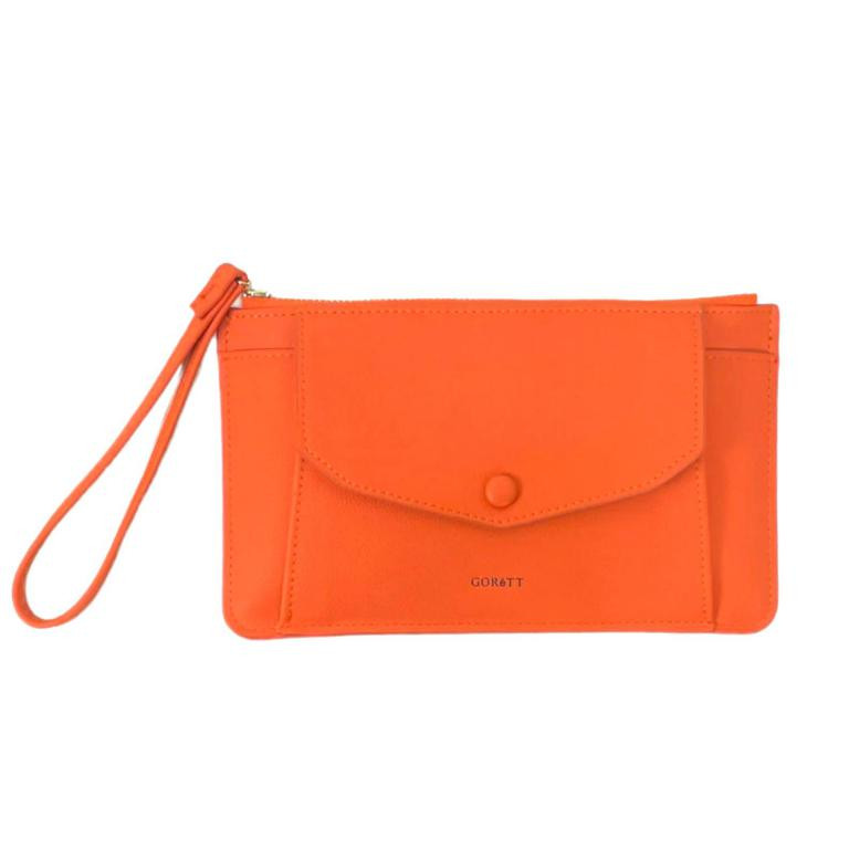 Cartera plana de mano