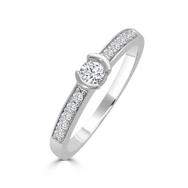 Solitario Diamante 0.30 cts - Imagen 4