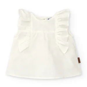 Blusa de bebé color crudo Cocote & Charanga