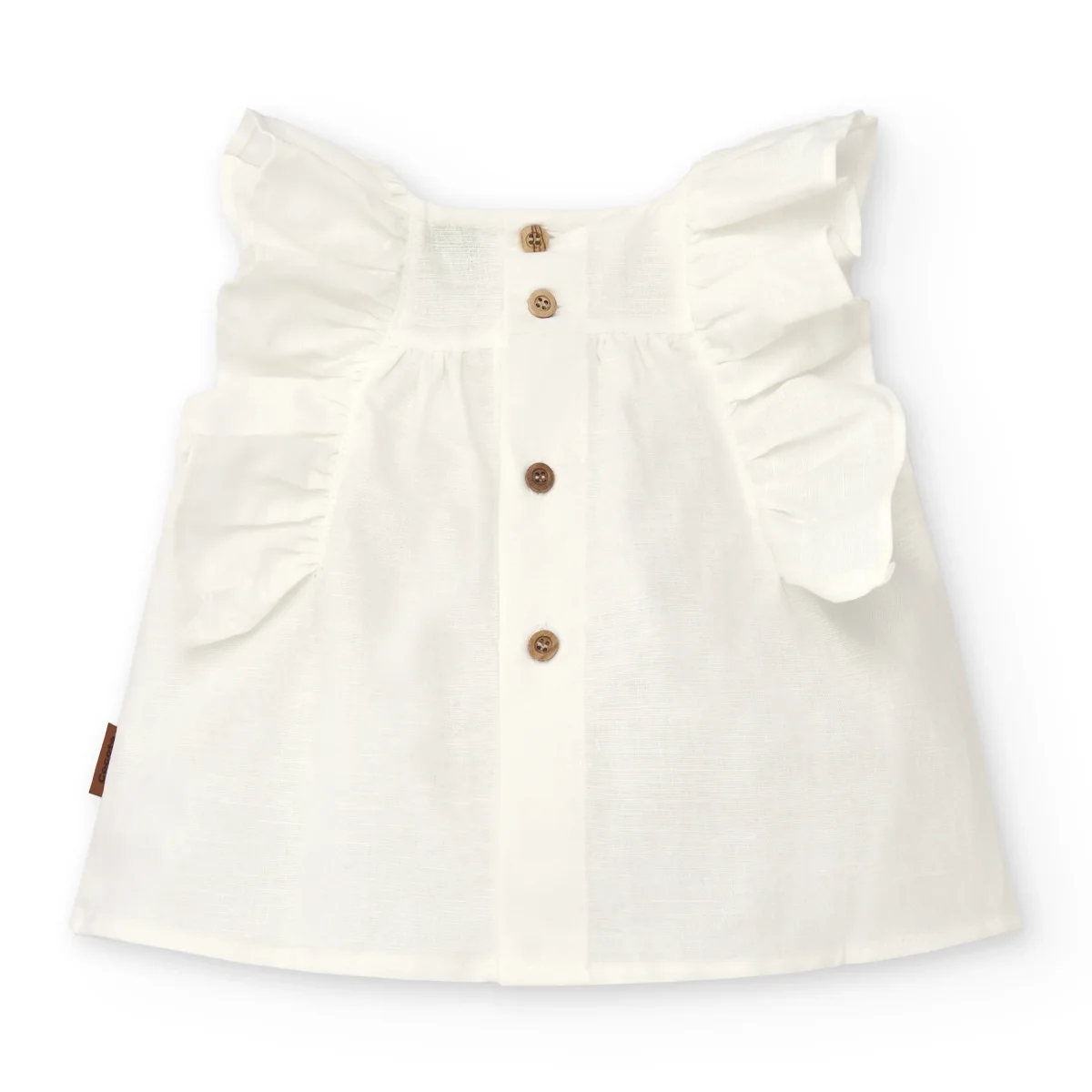 Blusa de bebé color crudo Cocote & Charanga - Imagen 4