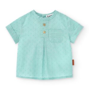 Camisa de bebé turquesa Cocote & Charanga