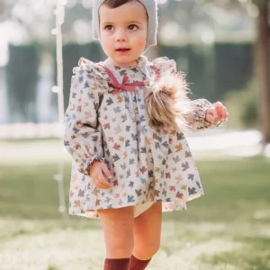 Vestido de bebé pajaritos Cocote & Charanga