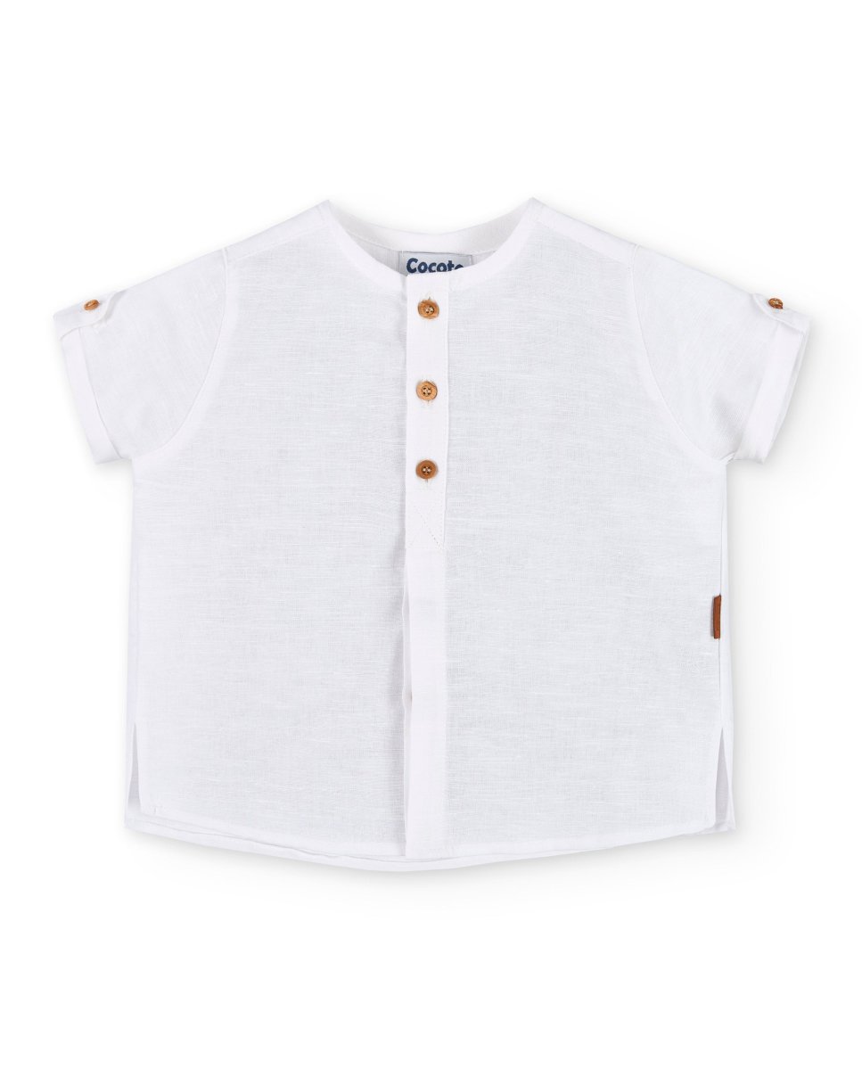 Camisa de niño blanco Cocote & Charanga