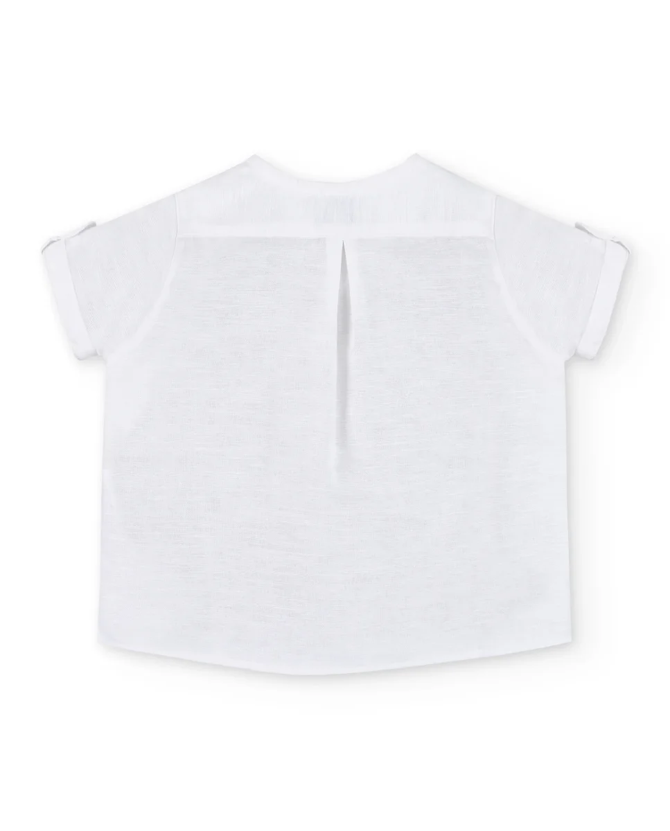 Camisa de niño blanco Cocote & Charanga - Imagen 4