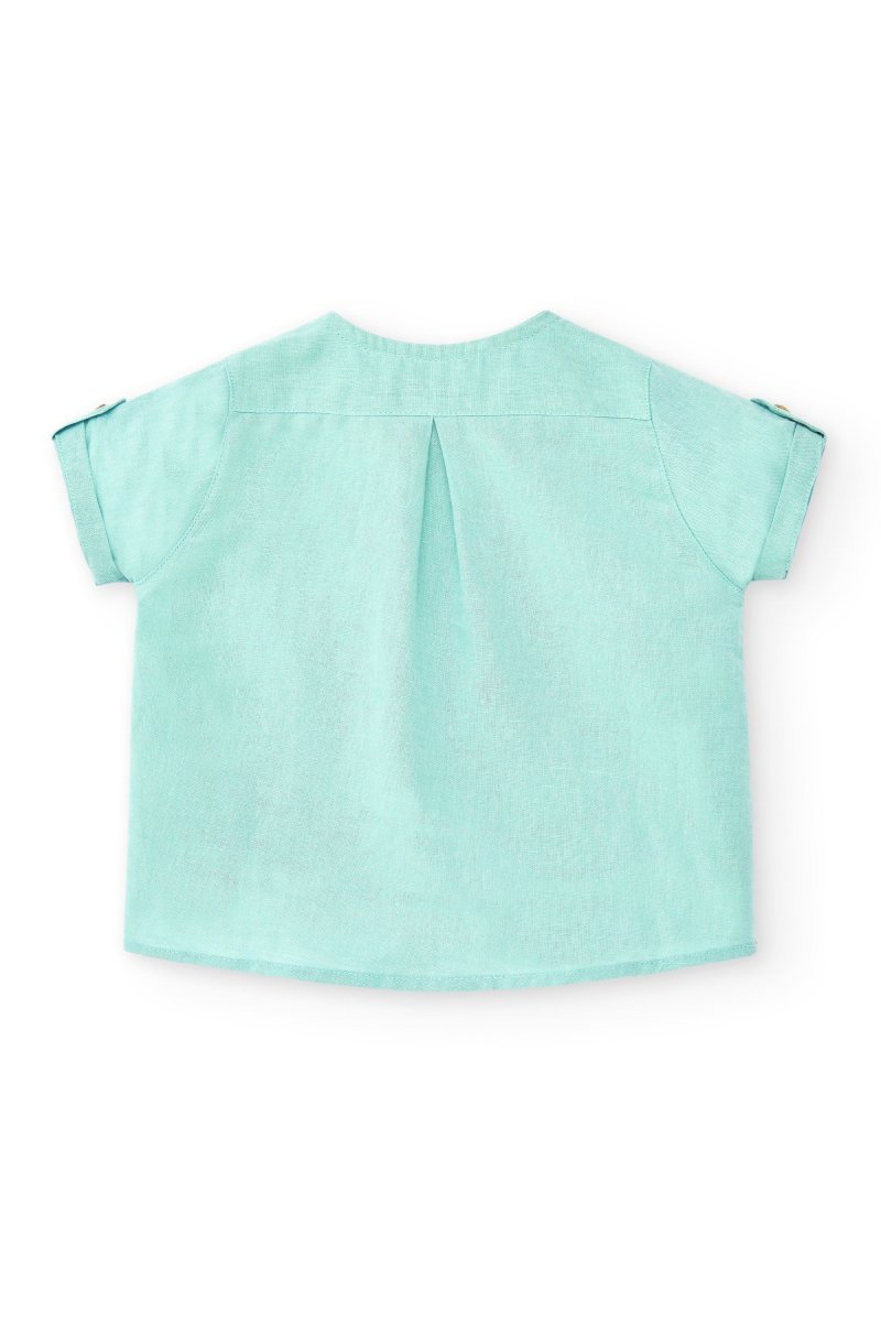 Camisa de niño turquesa Cocote & Charanga - Imagen 4
