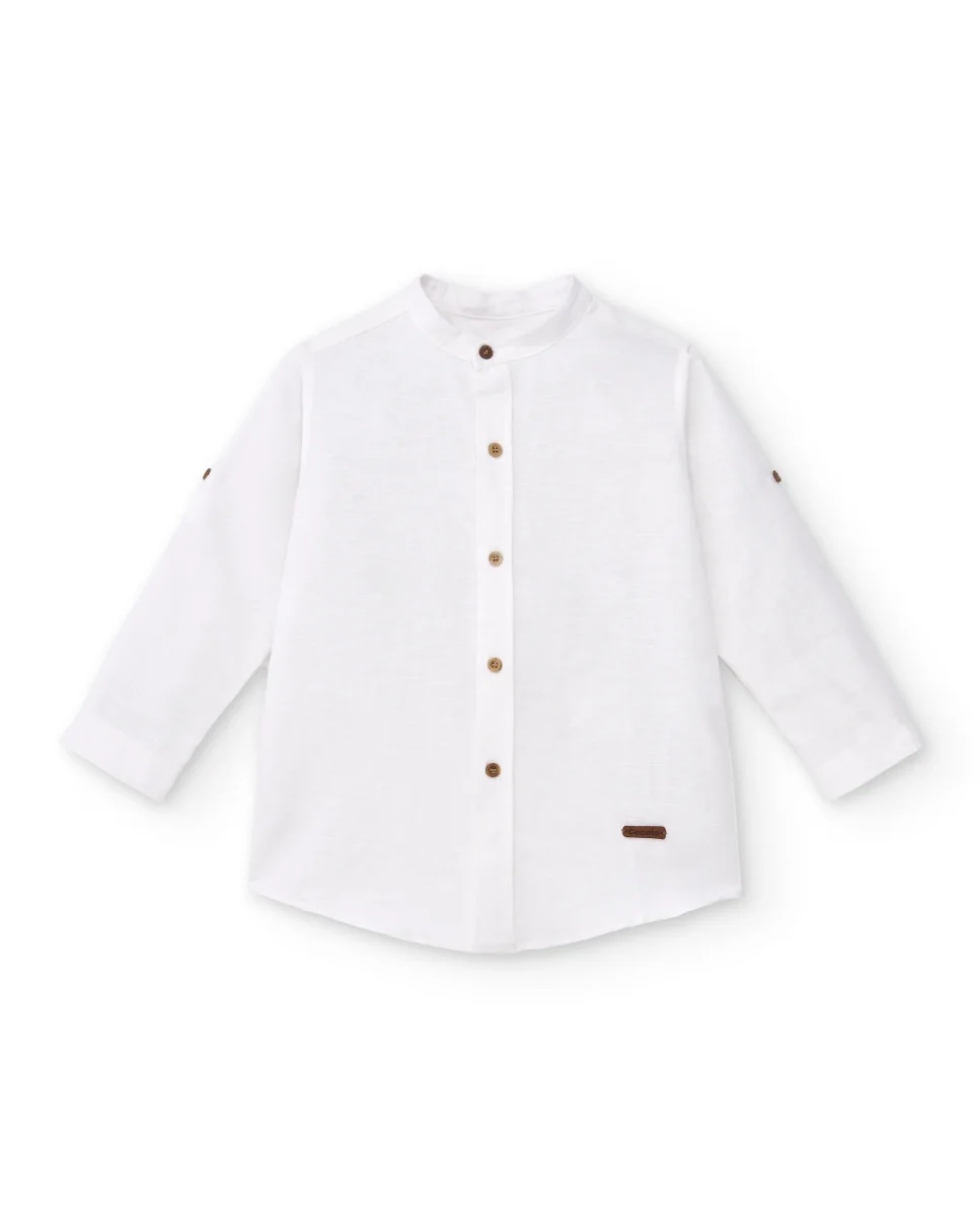 Camisa de niño blanco Cocote & Charanga - Imagen 2