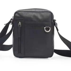 Bolso JAGUAR · Bandolera mediana · Piel Vacuno · Color Negro y Marrón