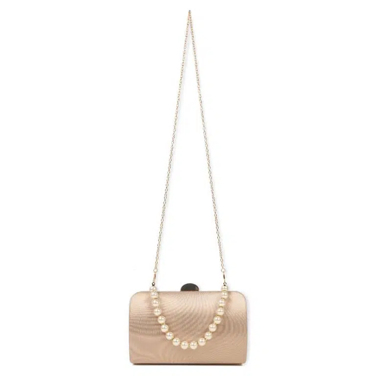 Bolso de Fiesta Sintético de Mujer con Asa de Mano tipo Perlas - Imagen 3