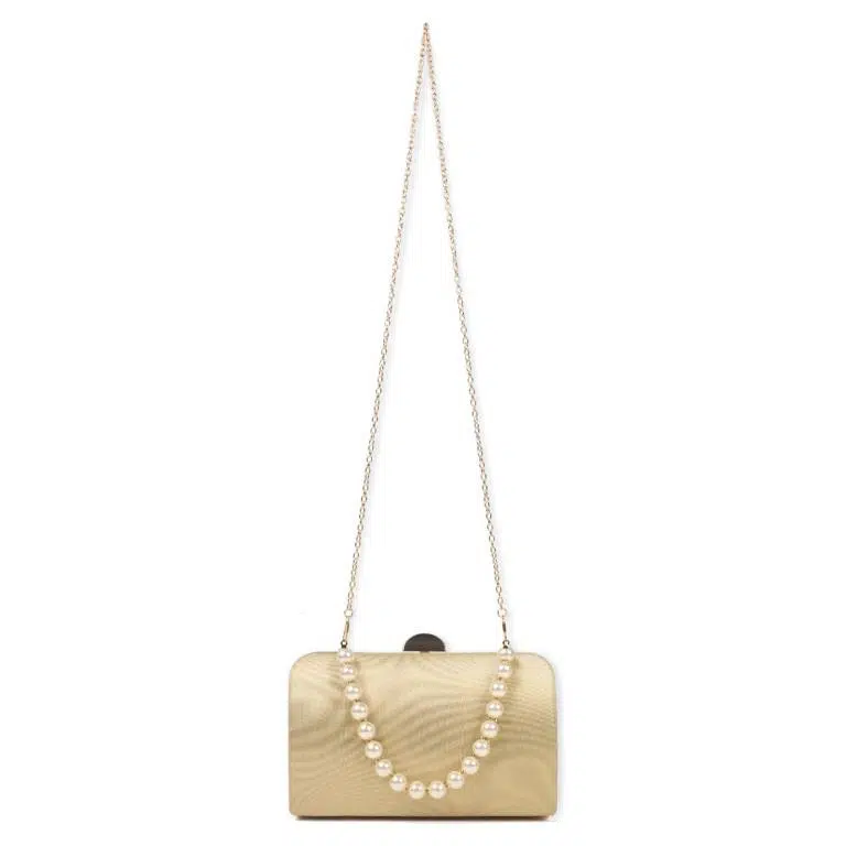 Bolso de Fiesta Sintético de Mujer con Asa de Mano tipo Perlas - Imagen 7