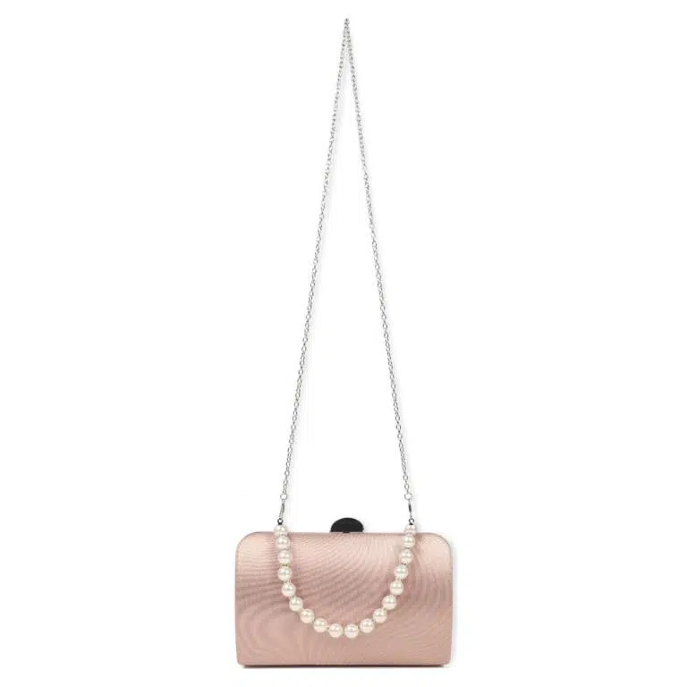 Bolso de Fiesta Sintético de Mujer con Asa de Mano tipo Perlas - Imagen 8