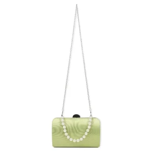 Bolso de Fiesta Sintético de Mujer con Asa de Mano tipo Perlas