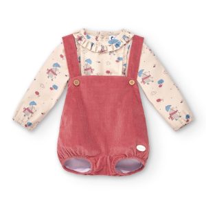 Conjunto de bebé niño naranja rojizo Cocote & Charanga