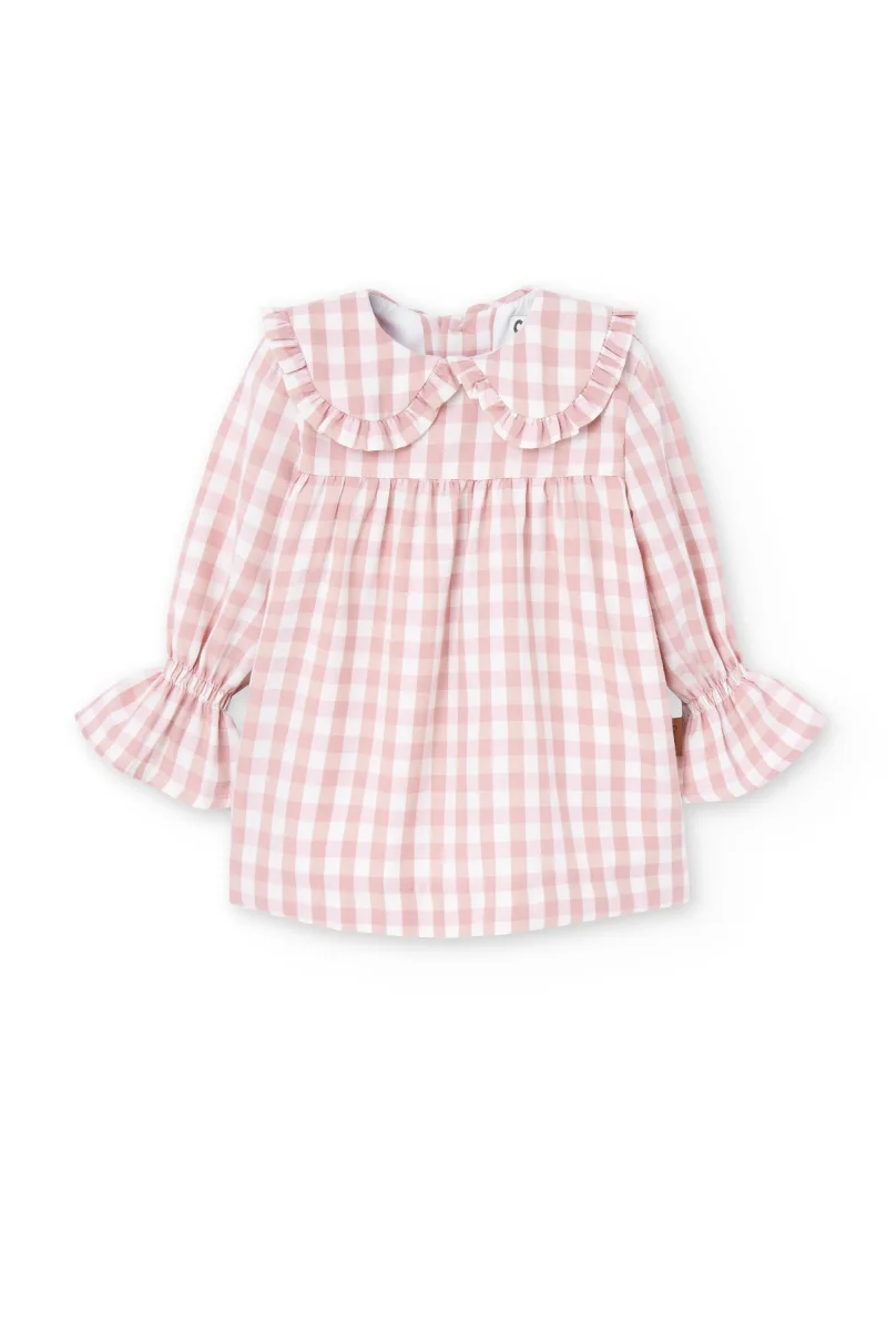 Vestido de bebé rosa Cocote & Charanga - Imagen 3