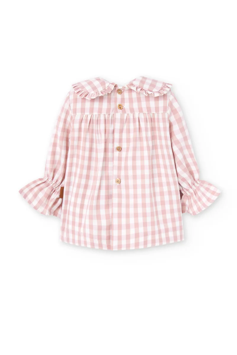 Vestido de bebé rosa Cocote & Charanga - Imagen 4