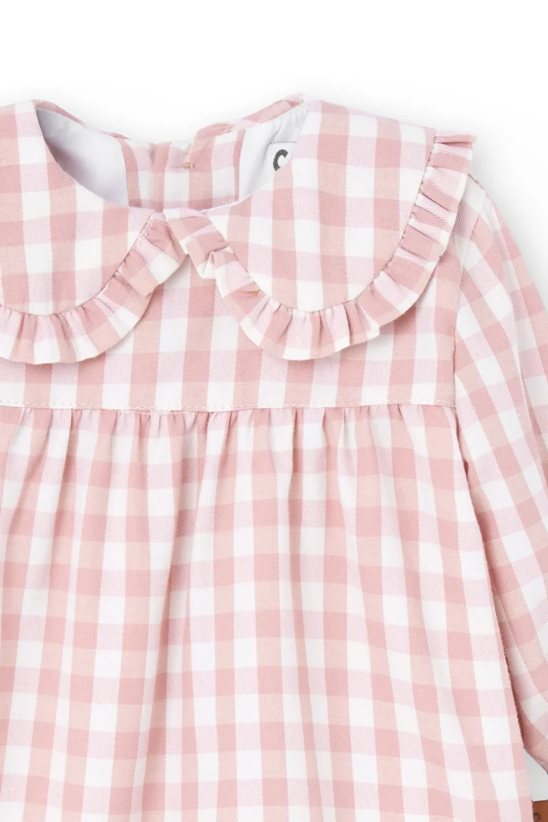 Vestido de bebé rosa Cocote & Charanga - Imagen 5
