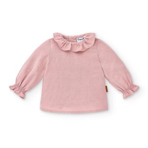 Blusa de bebé rosa Cocote & Charanga