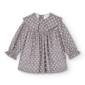 Vestido de niña gris Cocote & Charanga
