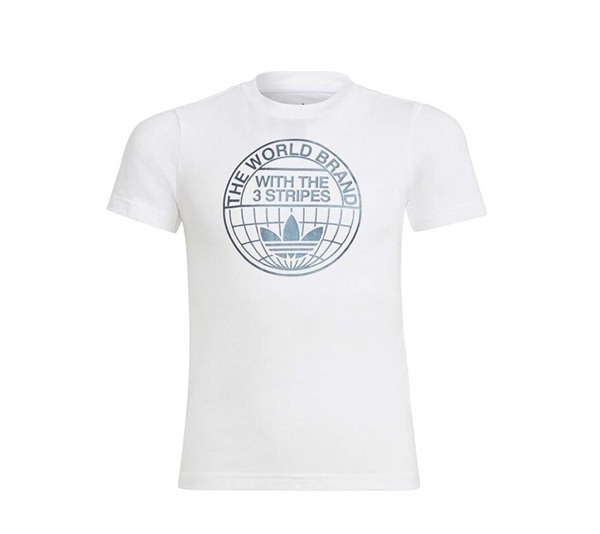 ADIDAS – Camiseta Adidas Originals Niño Blanca GD2865 5-6 Años - Imagen 2