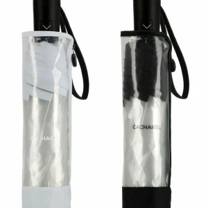 Paraguas CACHAREL · Transparente · Plegable automático · Ecofriendly