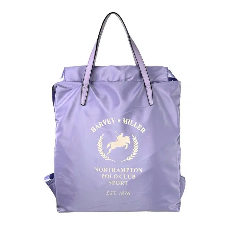 Mochila de Nylon Mujer con Asas y Cierre de Velcro Harvey Miller Polo Club - Imagen 5