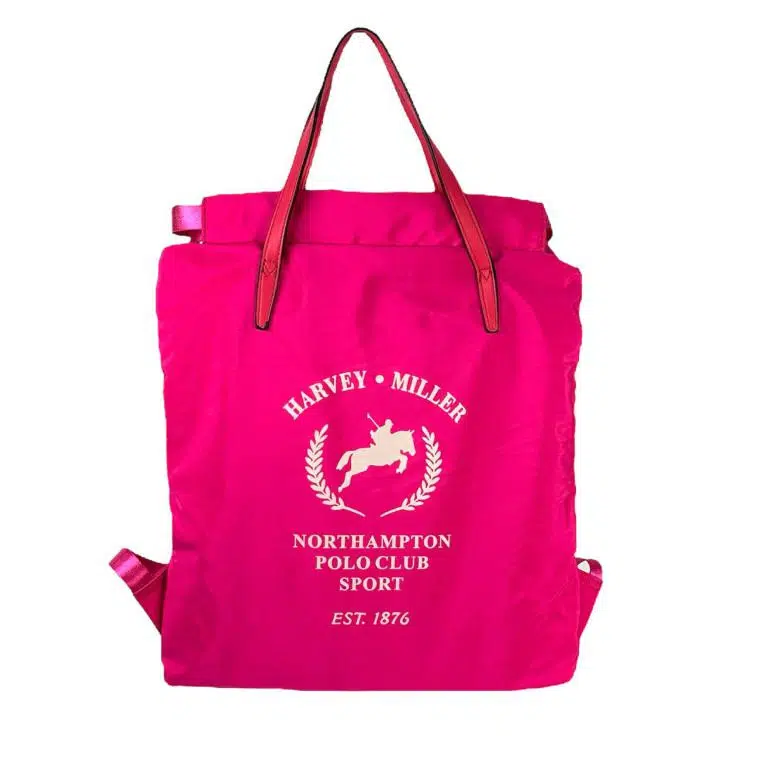 Mochila de Nylon Mujer con Asas y Cierre de Velcro Harvey Miller Polo Club - Imagen 7