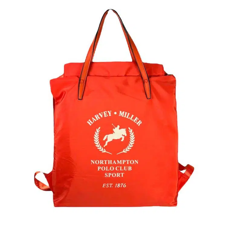 Mochila de Nylon Mujer con Asas y Cierre de Velcro Harvey Miller Polo Club - Imagen 8
