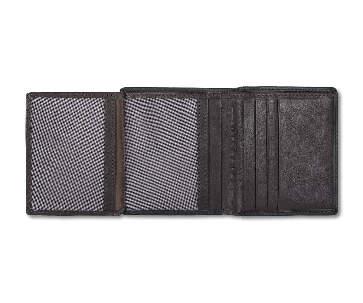 Cartera CARAMELO · Billetero Monedero Vertical Exterior en Piel - Imagen 9