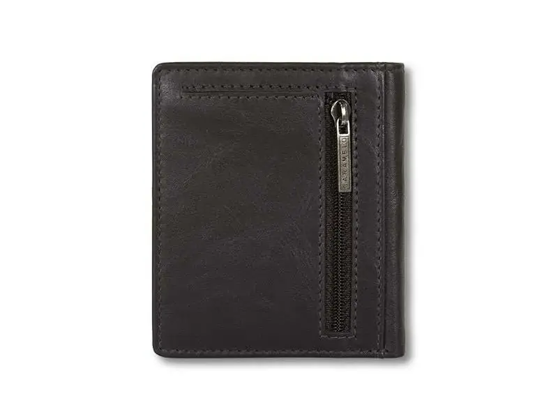 Cartera CARAMELO · Billetero Monedero Vertical Exterior en Piel - Imagen 4