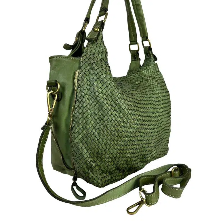 Bolso de Hombro Vintage Piel Lavado para Mujer con Gran Capacidad - Imagen 8