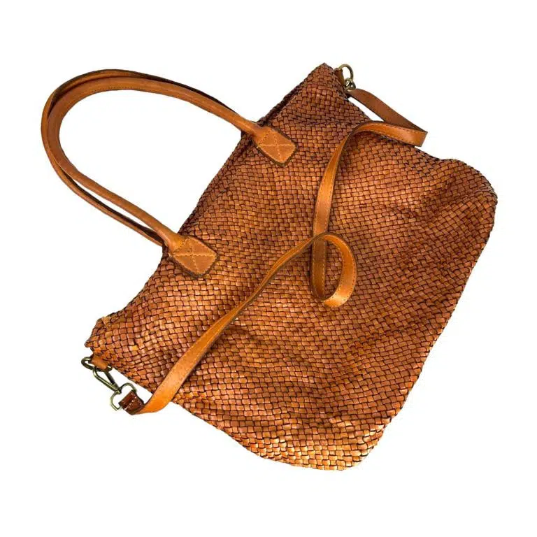 Bolso Shopper Mujer Estilo Vintage de Piel Lavado y Gran Capacidad - Imagen 5