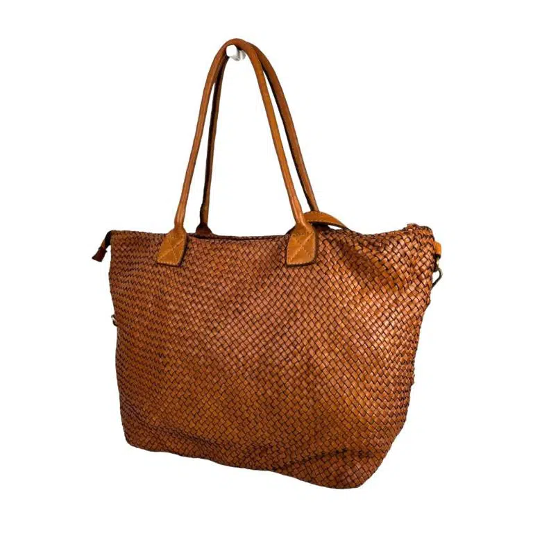 Bolso Shopper Mujer Estilo Vintage de Piel Lavado y Gran Capacidad - Imagen 4
