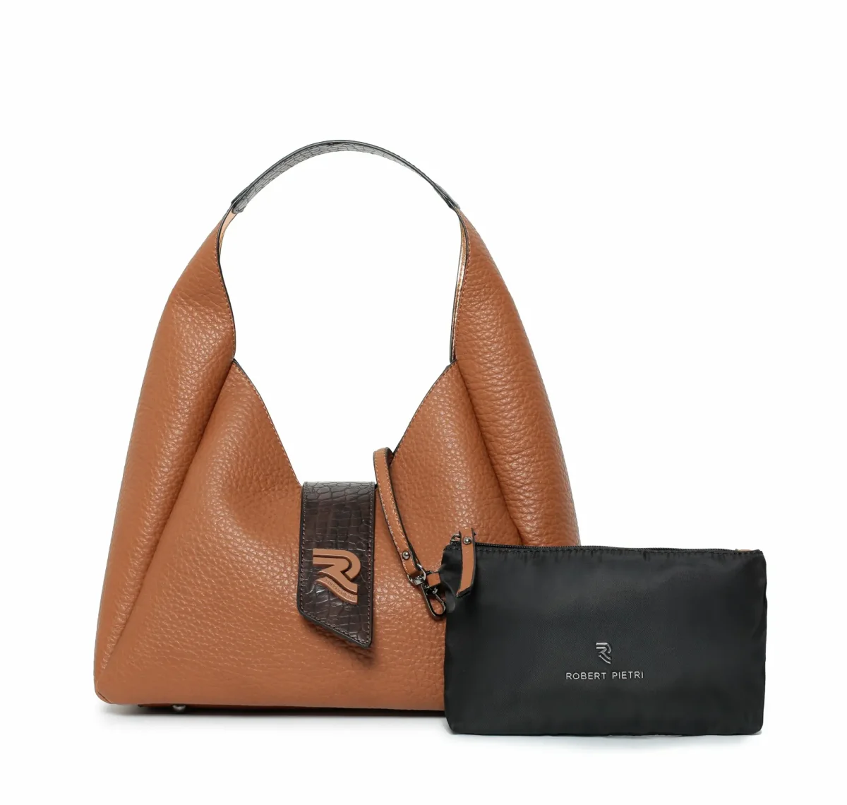 Bolso ROBERT PIETRI · Bolso mediano · Con asa de mano · Coleccion Alaska · Color Cuero - Imagen 2
