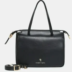 Bolso ROBERT PIETRI · Bandolera con dos asas de mano · Tamaño medio · Coleccion Mercurio · Color Negro