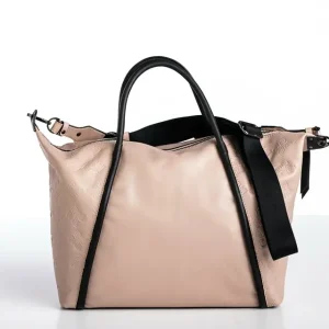 Bolso ROBERT PIETRI · BERTA · Banderola en Piel y Ajustable · Color Rosa Pálido