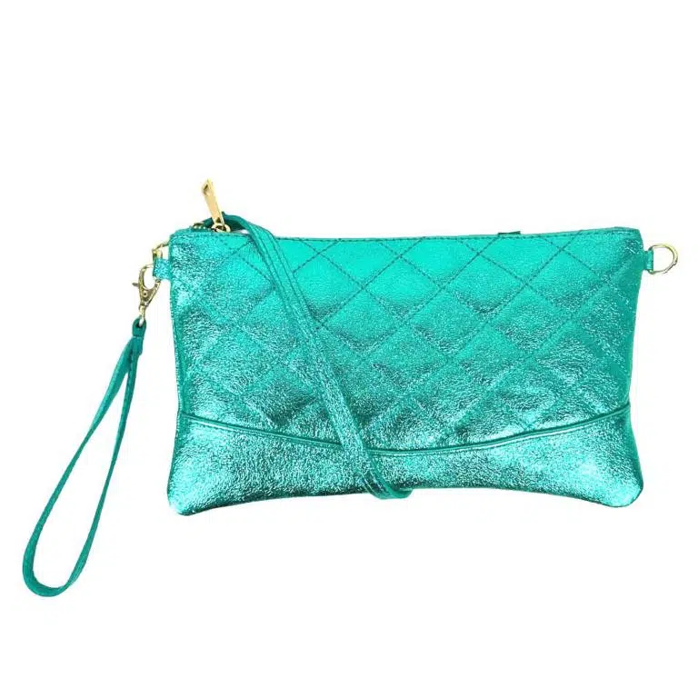 Bolso de Mano de Piel para Mujer con Efecto Brillante y Solapa Magnética - Imagen 3
