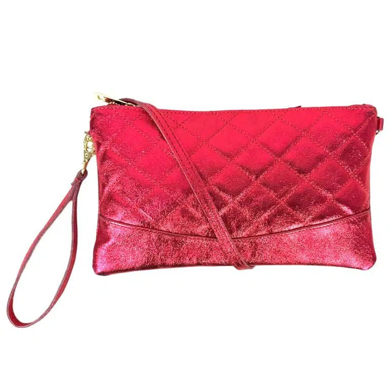 Bolso de Mano de Piel para Mujer con Efecto Brillante y Solapa Magnética - Imagen 4