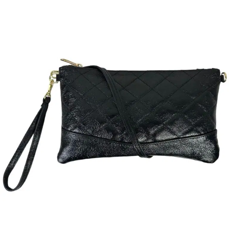 Bolso de Mano de Piel para Mujer con Efecto Brillante y Solapa Magnética - Imagen 5