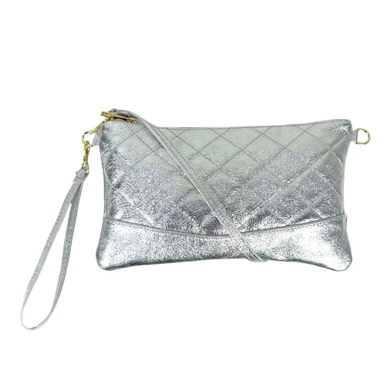 Bolso de Mano de Piel para Mujer con Efecto Brillante y Solapa Magnética - Imagen 8