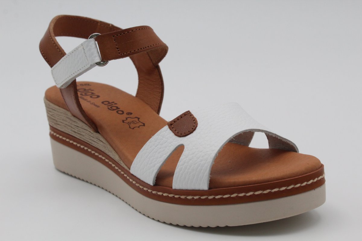Sandalia nacional toda en piel y planta de Gel,ref547 - Imagen 5