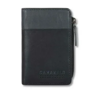 Cartera CARAMELO · Tarjetero Monedero · Material Piel · Monedero con cremallera