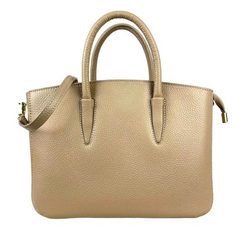Amplio Bolso Tote de Piel Italiana para Mujer con Bolsillos Interiores - Imagen 5