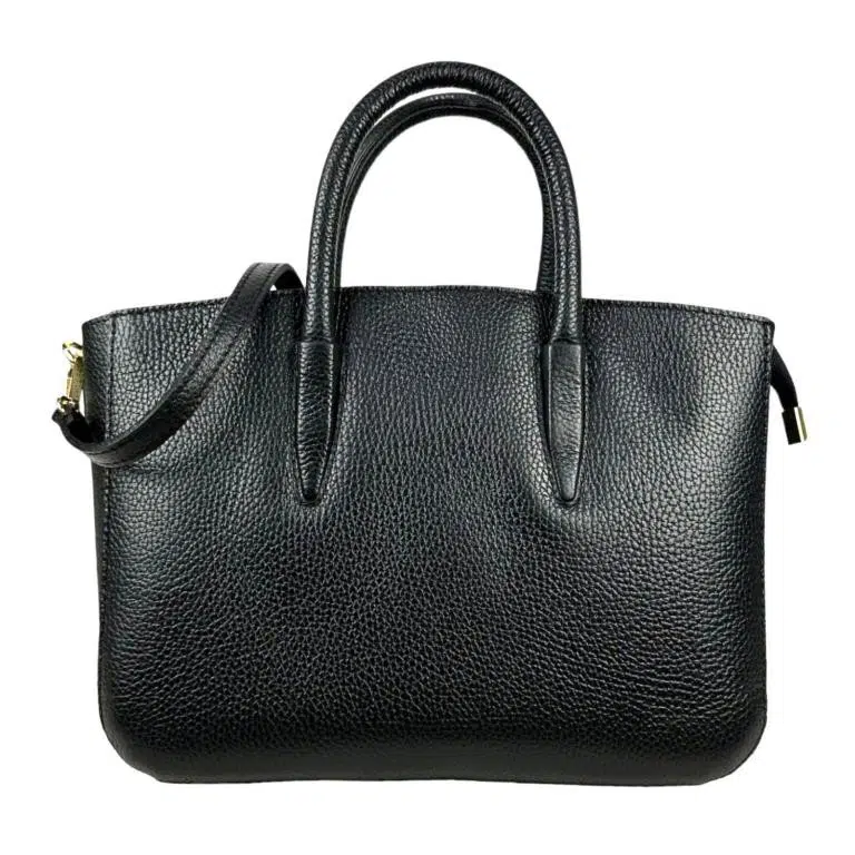 Amplio Bolso Tote de Piel Italiana para Mujer con Bolsillos Interiores - Imagen 7