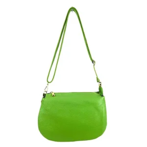 Bolso Bandolera de Piel con 3 Compartimentos Interiores para Mujer